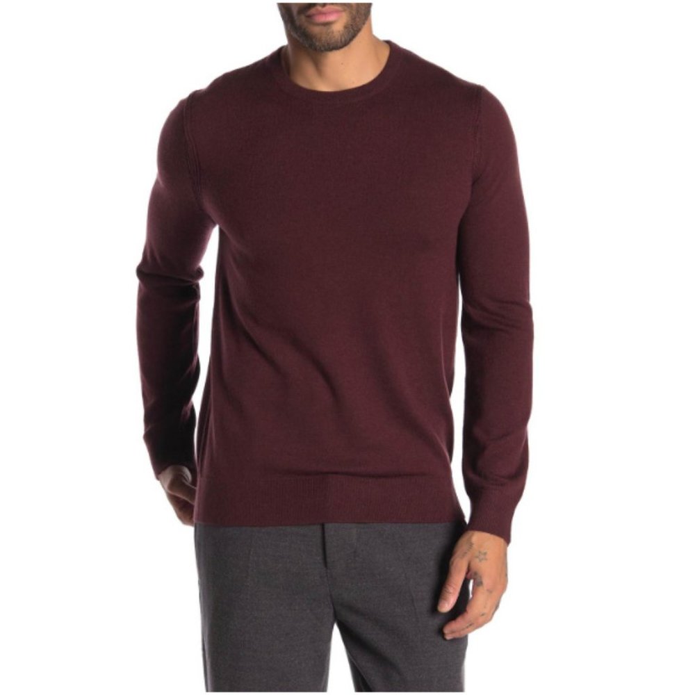 Theory Harman Rinland Wool Blend Crew Neck Sweater
